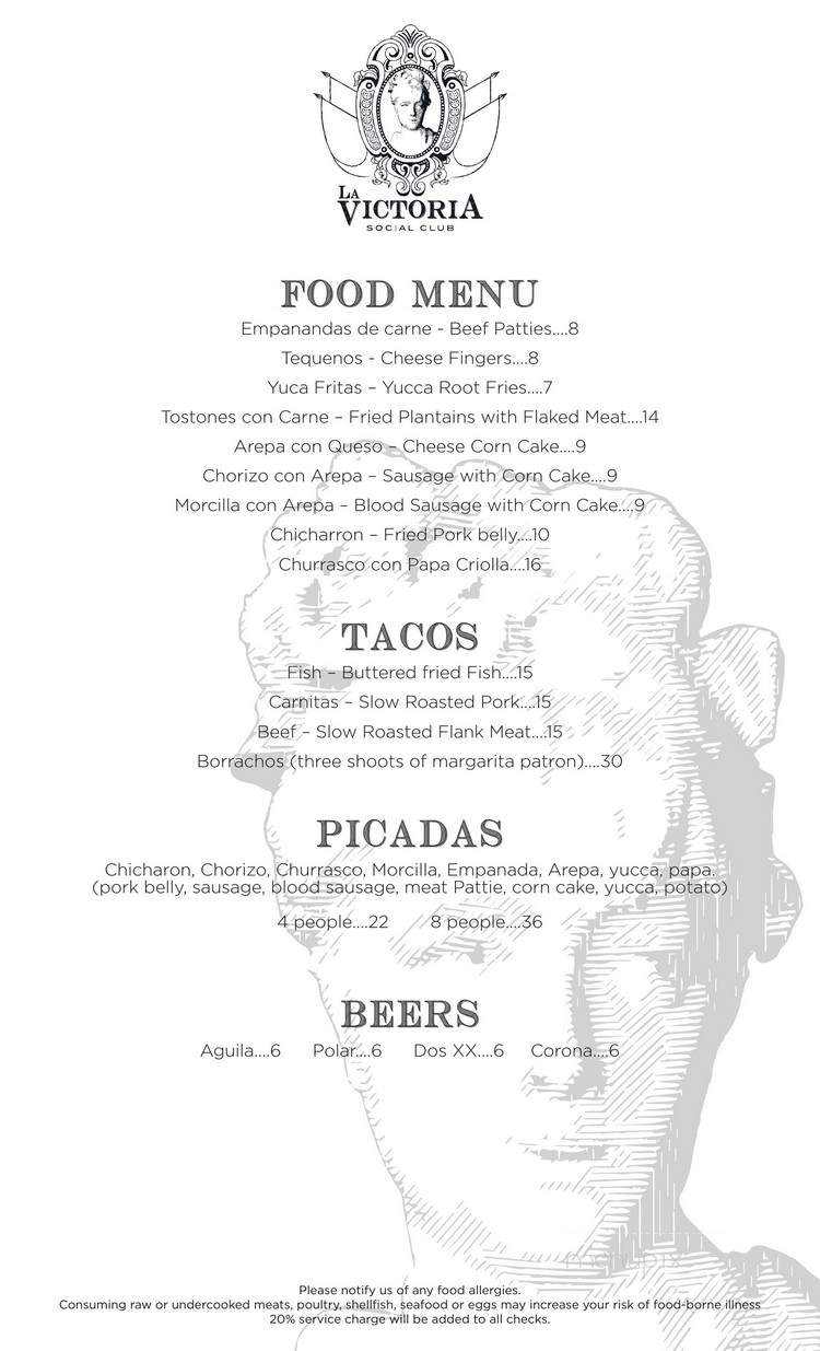 La Victoria - Miami, FL menu_pic
