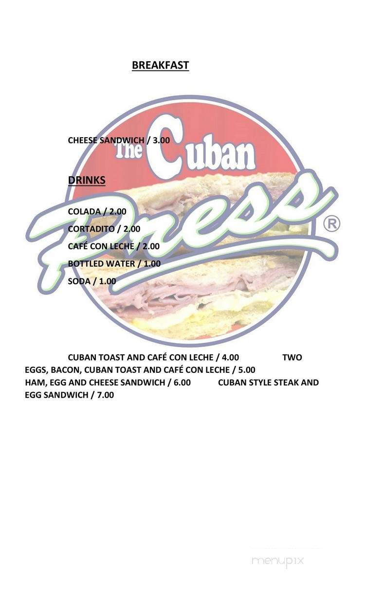 THE CUBAN PRESS GOURMET FOOD TRUCK - Doral, FL