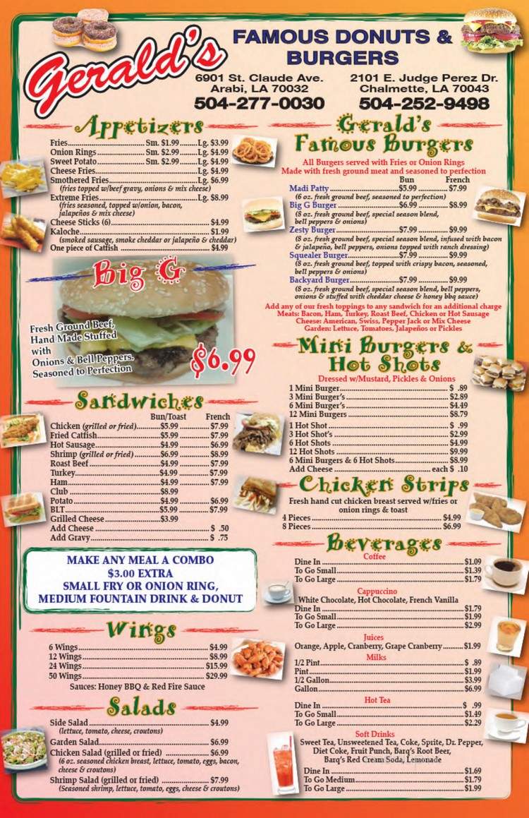Gerald's Donuts & Restaurant - Arabi, LA