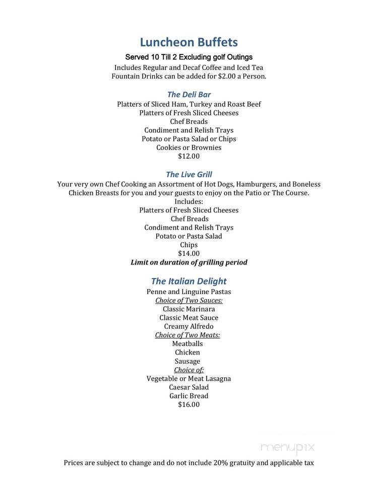 Silver Tee - Hamilton, OH menu_pic