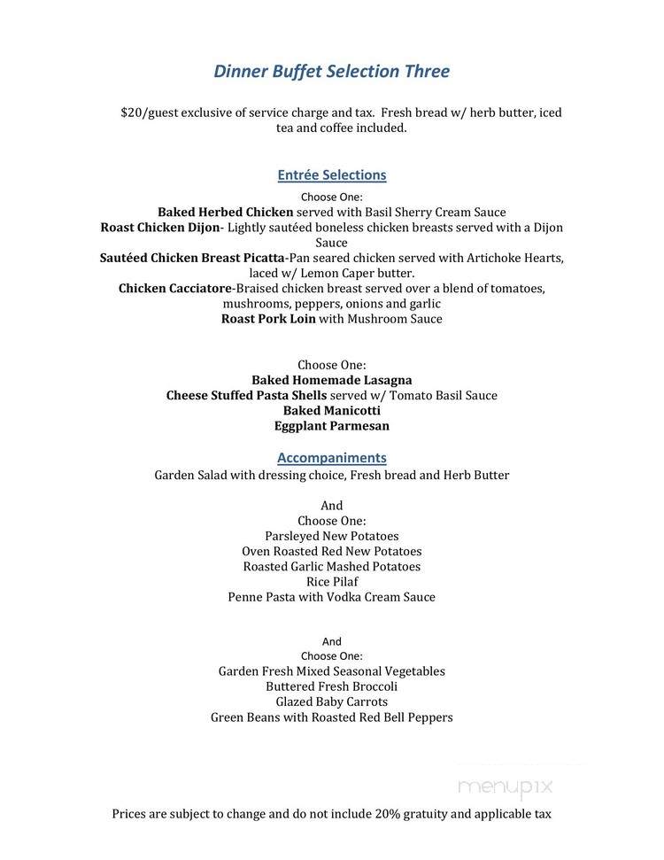 Silver Tee - Hamilton, OH menu_pic
