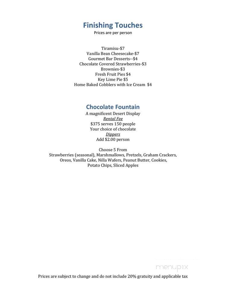 Silver Tee - Hamilton, OH menu_pic