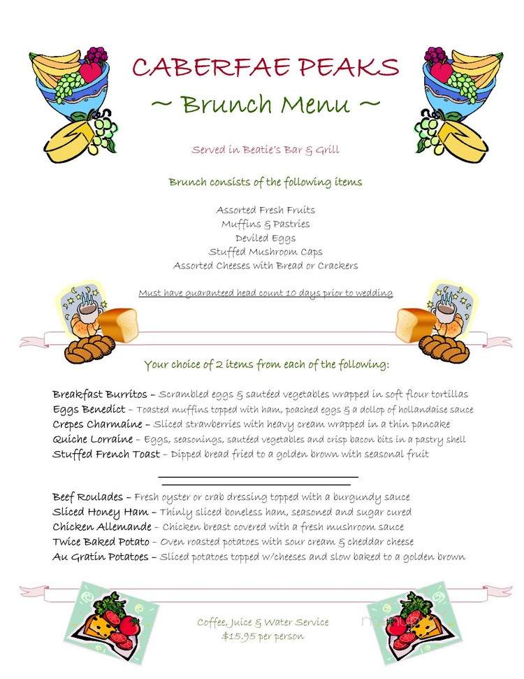 R Dubs Pub - Cadillac, MI menu_pic