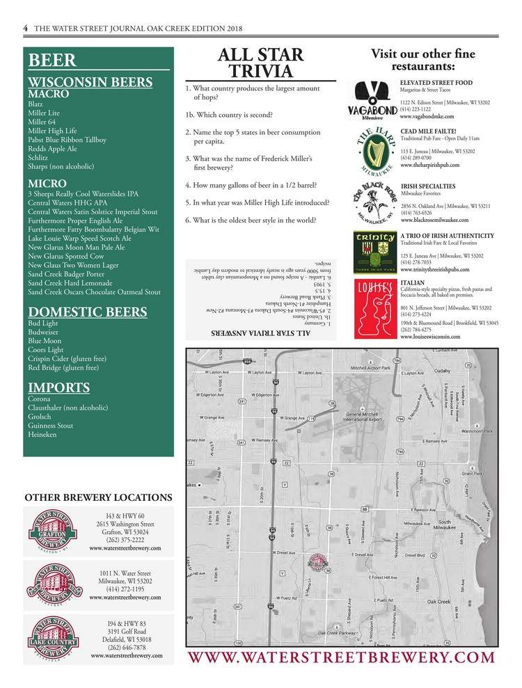 Water Street Brewery - Oak Creek, WI