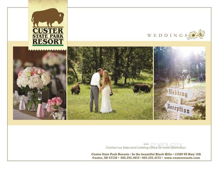 Legion Lake Lodge - Custer, SD menu_pic