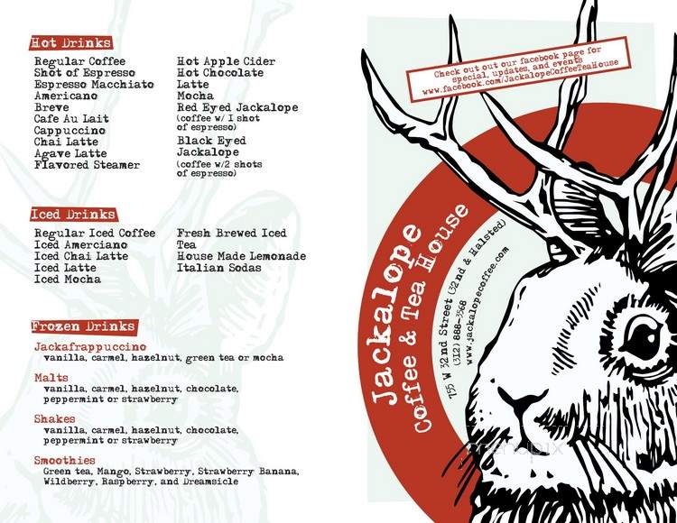 Jackalope Coffee & Tea House - Chicago, IL menu_pic