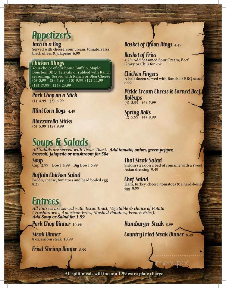 Lil Bar - Champlin, MN menu_pic