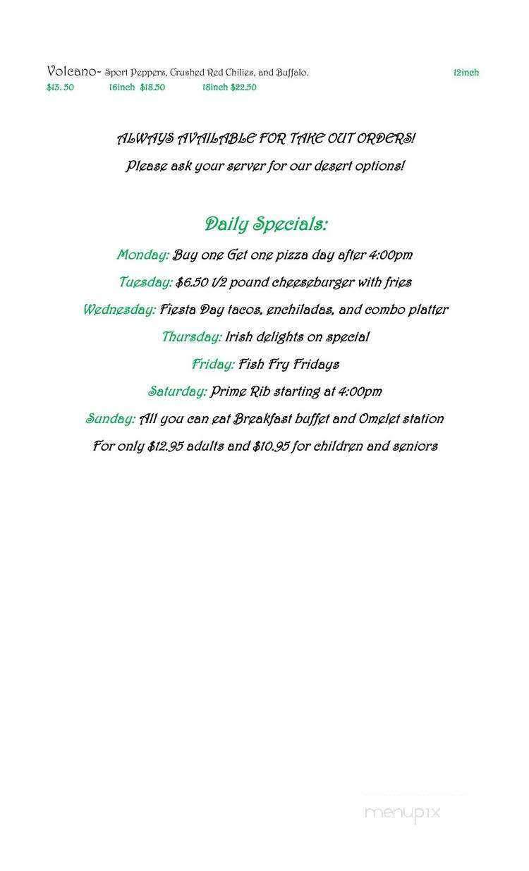 Brody's Irish Pub - Aurora, IL menu_pic