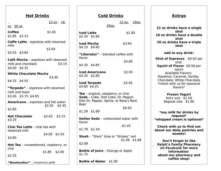 Abbie's Coffee Shoppe - Edmond, OK menu_pic