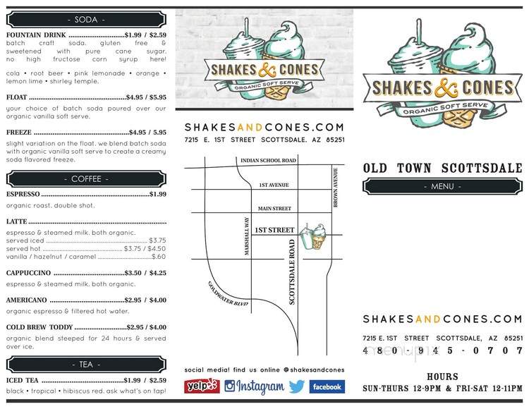 Shakes & Cones - Scottsdale, AZ
