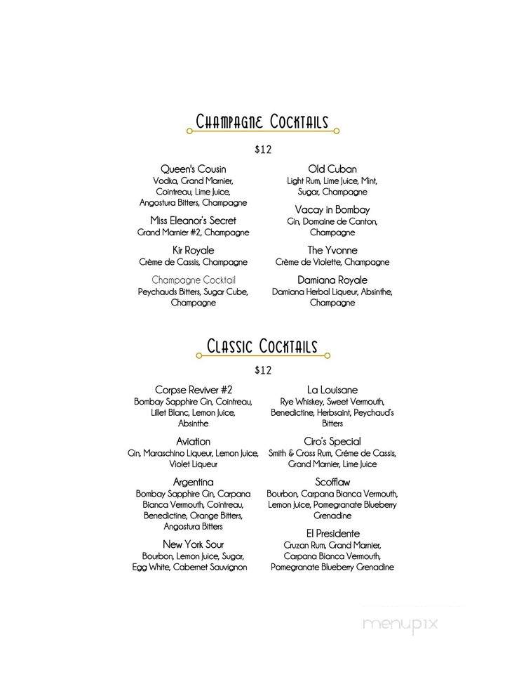 Cocktail Bar - New Orleans, LA