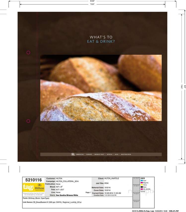 Gossip Bar - Dallas, TX menu_pic