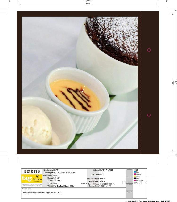 Gossip Bar - Dallas, TX menu_pic