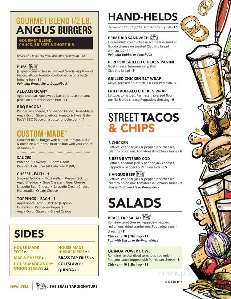 The Brass Tap - San Antonio, TX menu_pic
