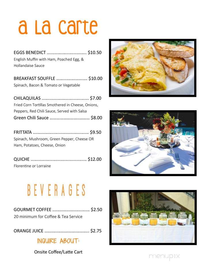 Rise And Shine Catering - Los Angeles, CA menu_pic