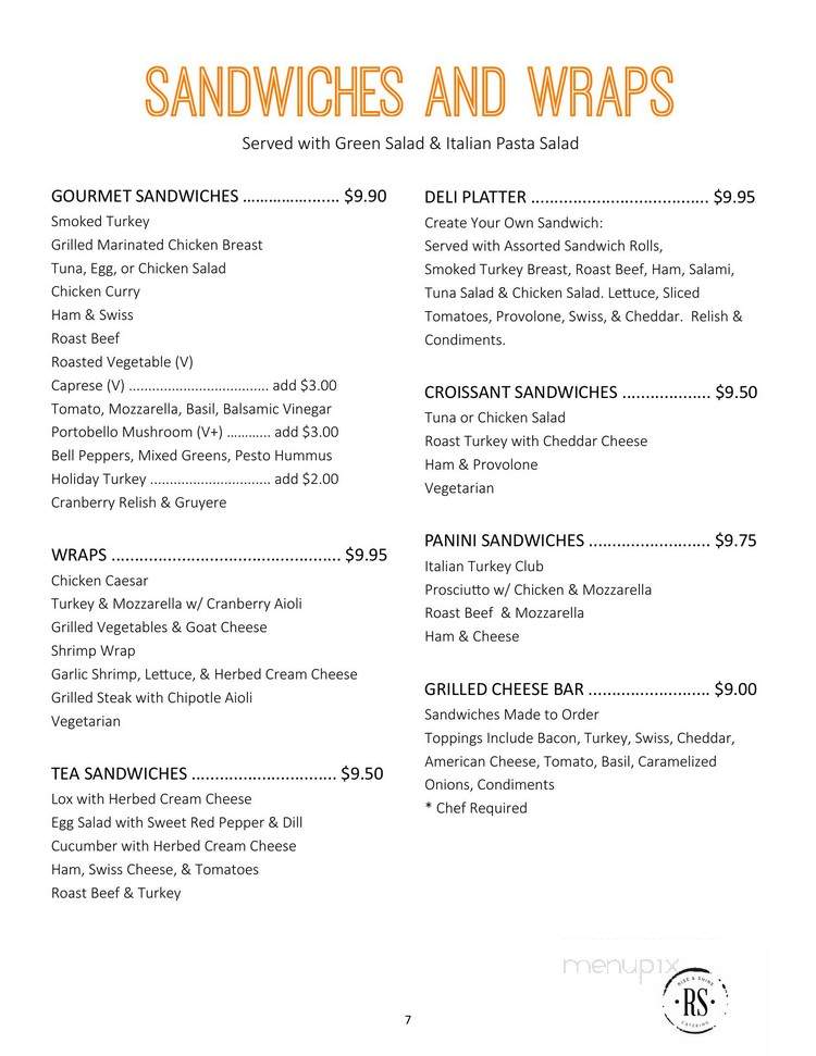 Rise And Shine Catering - Los Angeles, CA menu_pic