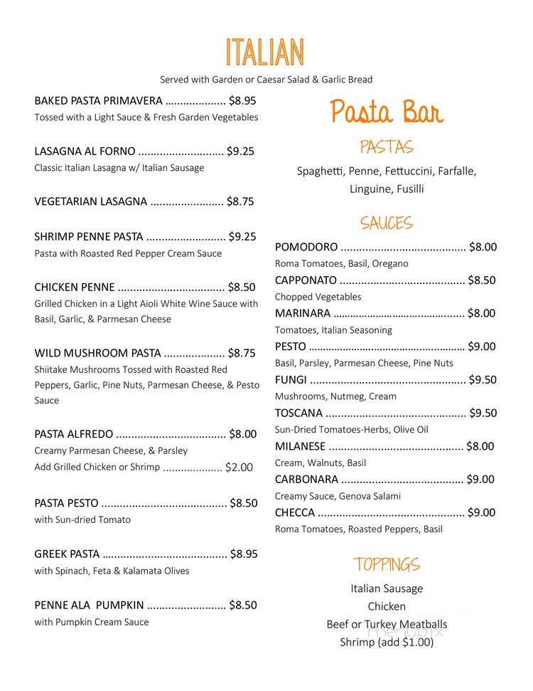 Rise And Shine Catering - Los Angeles, CA menu_pic