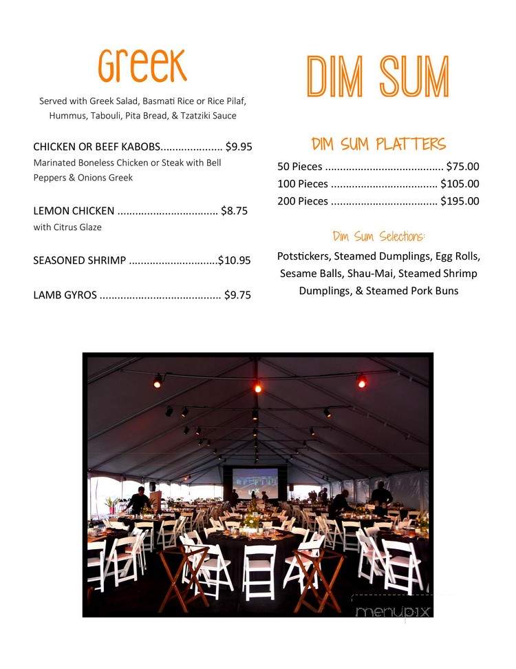 Rise And Shine Catering - Los Angeles, CA menu_pic