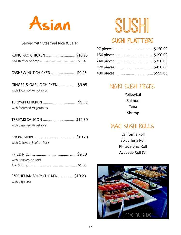 Rise And Shine Catering - Los Angeles, CA menu_pic