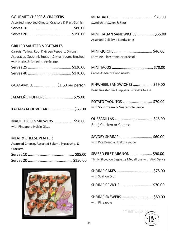 Rise And Shine Catering - Los Angeles, CA menu_pic