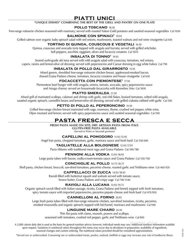 Il Fornaio Bakery - La Mirada, CA menu_pic