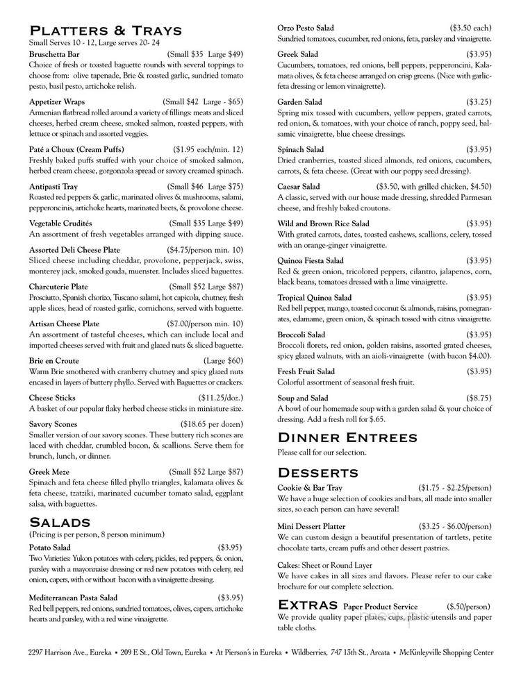 Ramone's Bakery & Cafe - Arcata, CA menu_pic