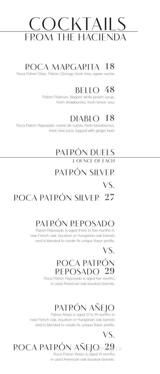 Lobby Bar - Las Vegas, NV menu_pic