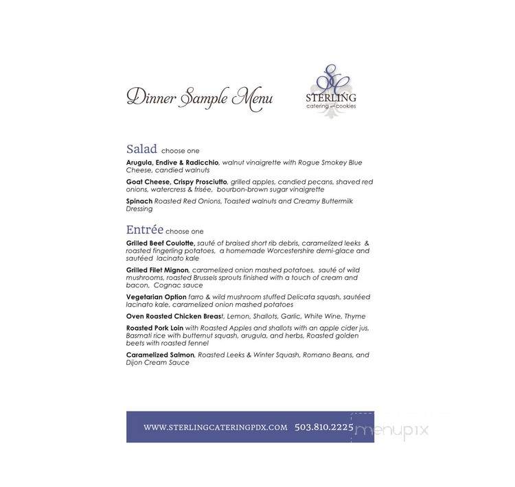 Sterling Catering - Portland, OR menu_pic