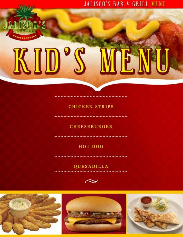 Jaliscos Bar & Grill - El Centro, CA menu_pic