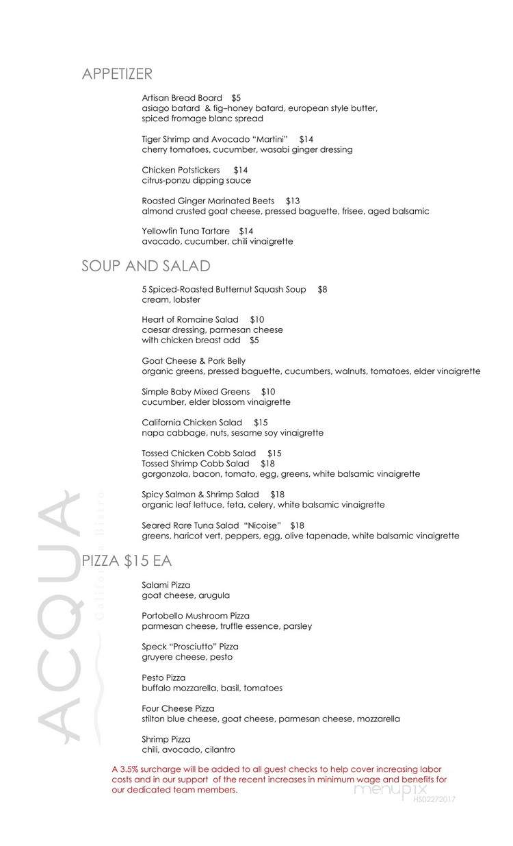 The Olive Bar - San Diego, CA menu_pic