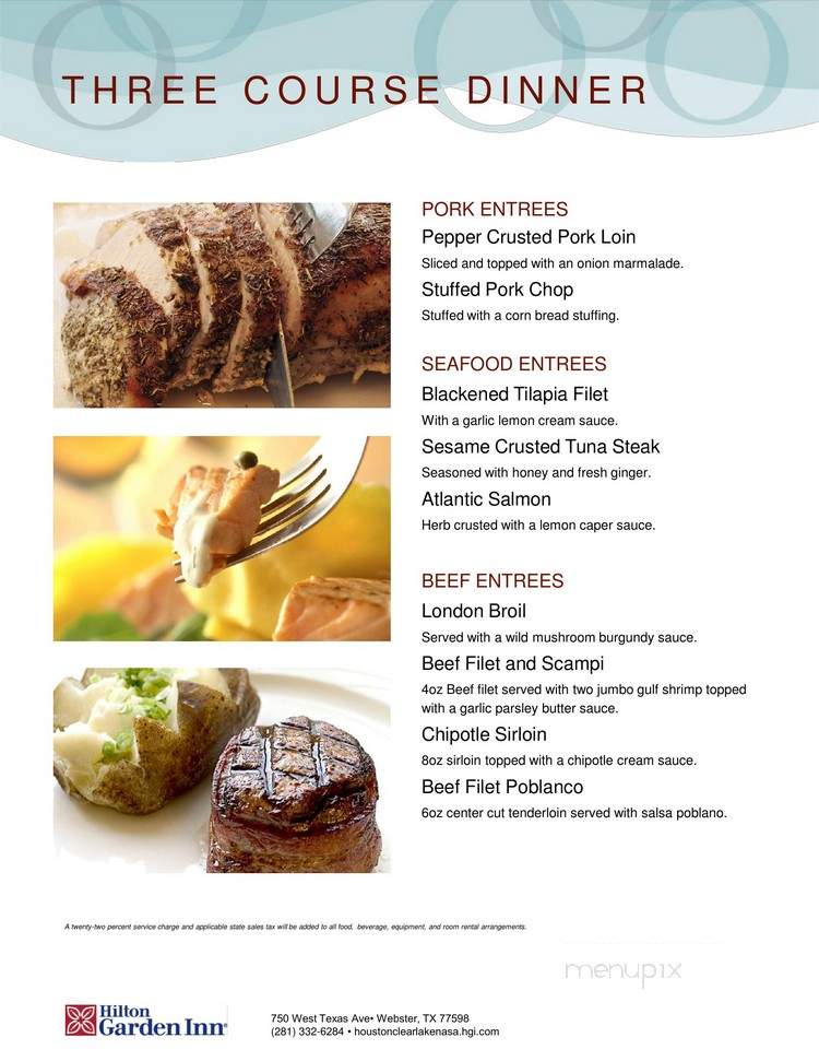 The Great American Grill @ Hilton Garden Inn - Lake Forest, CA menu_pic