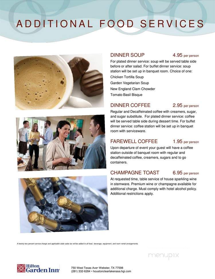 The Great American Grill @ Hilton Garden Inn - Lake Forest, CA menu_pic