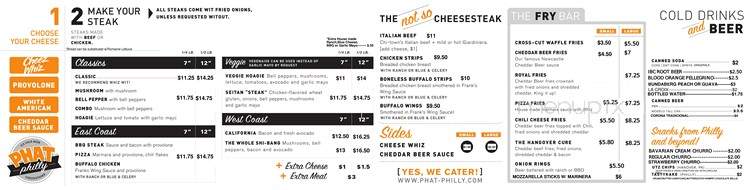 Phat Philly - San Francisco, CA menu_pic