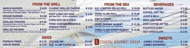 The Galley Restaurant - Stonington, CT menu_pic