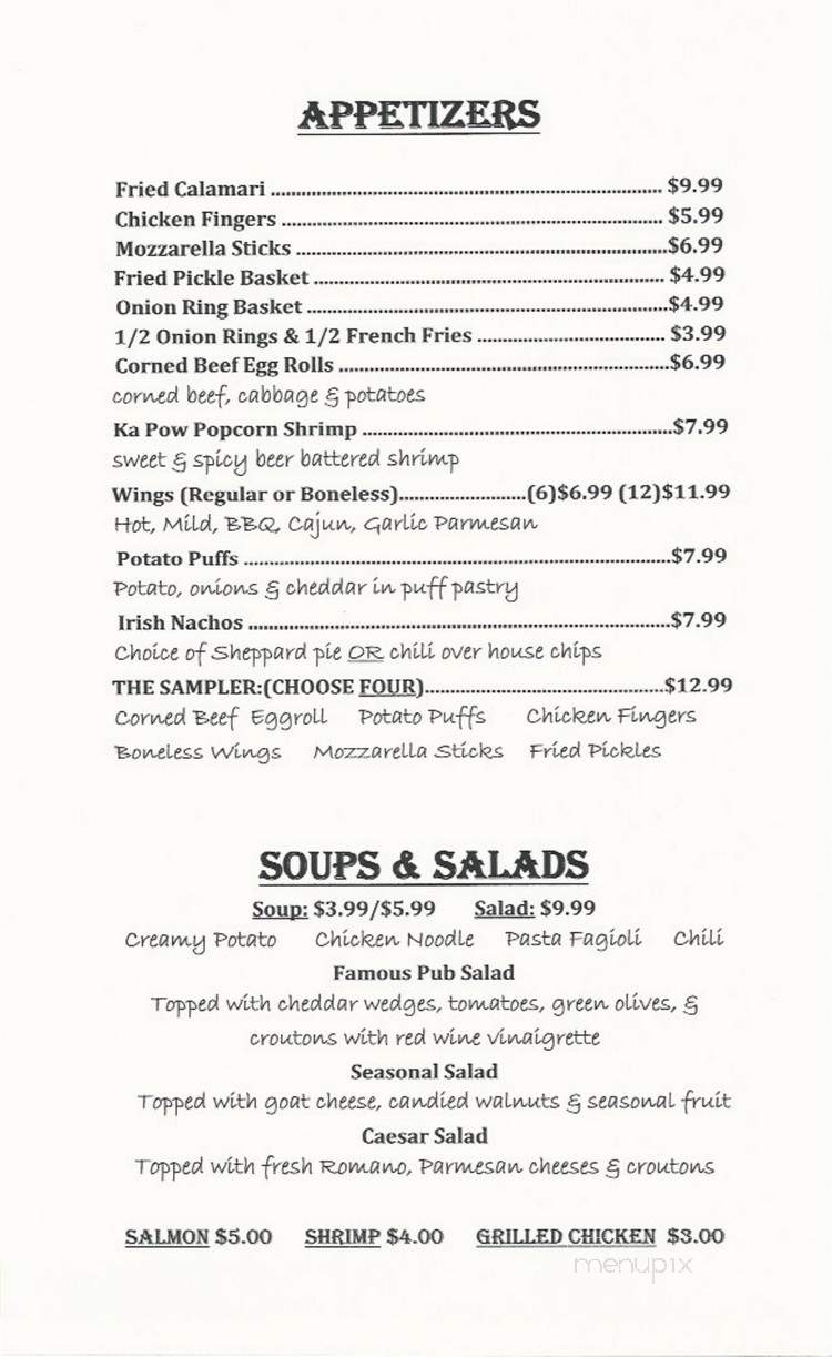 ALBAs Restaurant - Lakehurst, NJ menu_pic