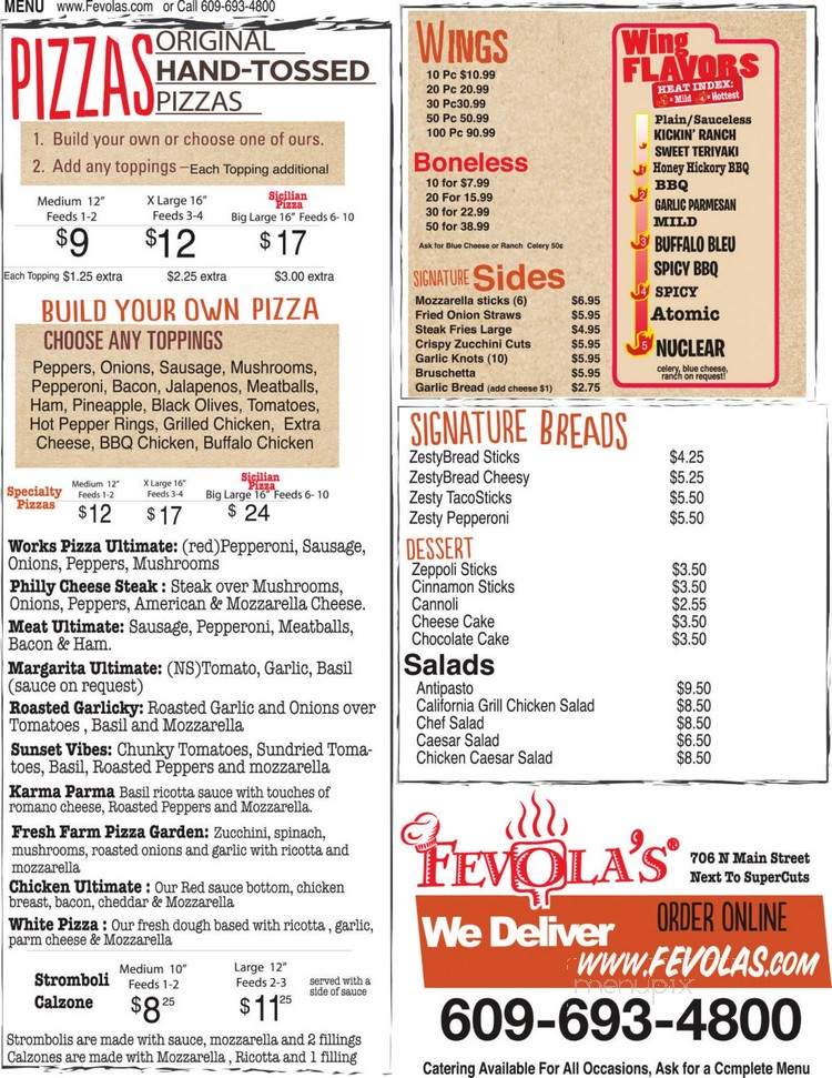 Fevola's Pizza - Lanoka Harbor, NJ