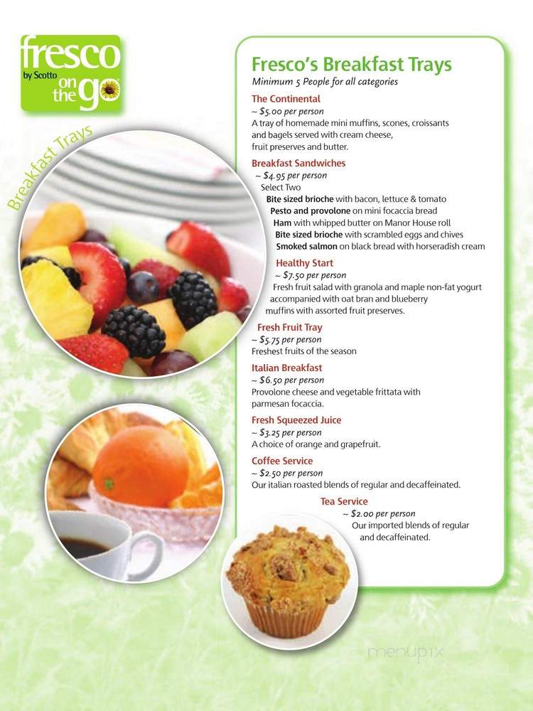 Fresco's by Scotto - Brooklyn, NY menu_pic