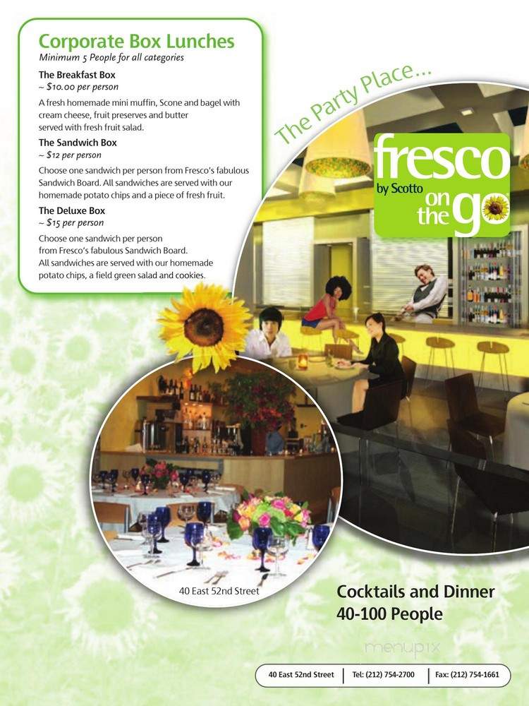 Fresco's by Scotto - Brooklyn, NY menu_pic