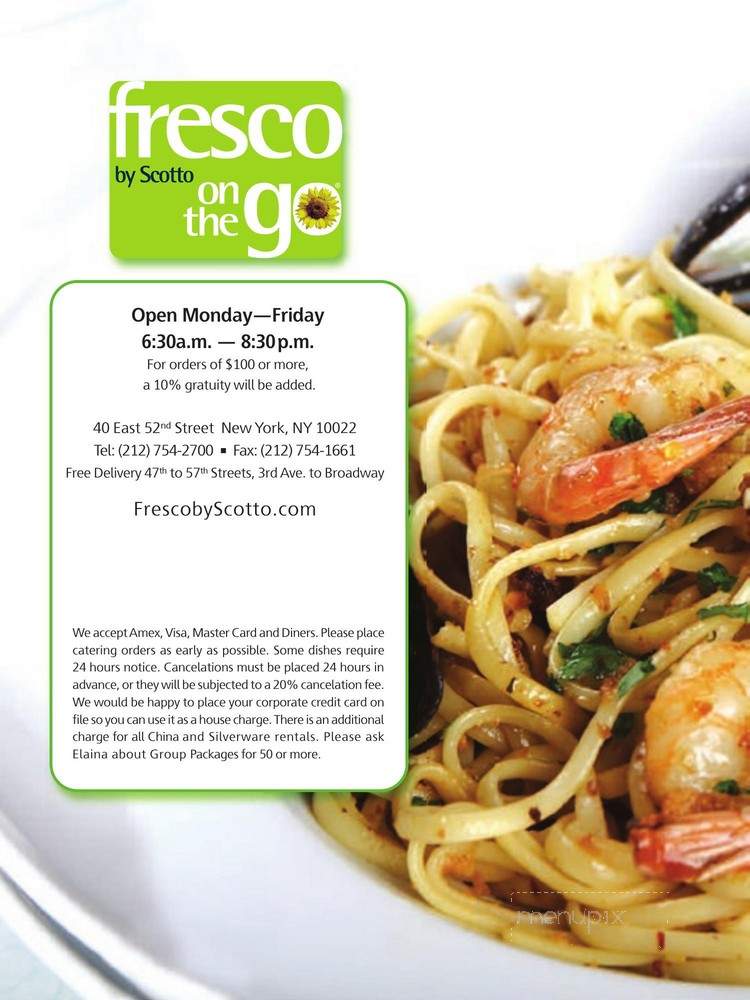 Fresco's by Scotto - Brooklyn, NY menu_pic