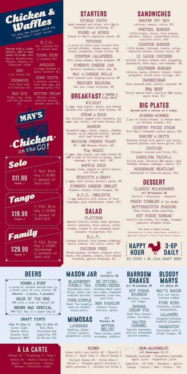 May's Counter Chicken & Waffles - Tucson, AZ