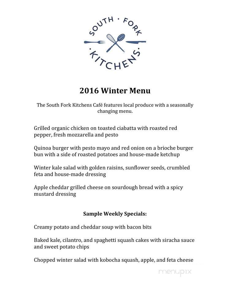 South Fork Kitchens Cafe - Southampton, NY menu_pic