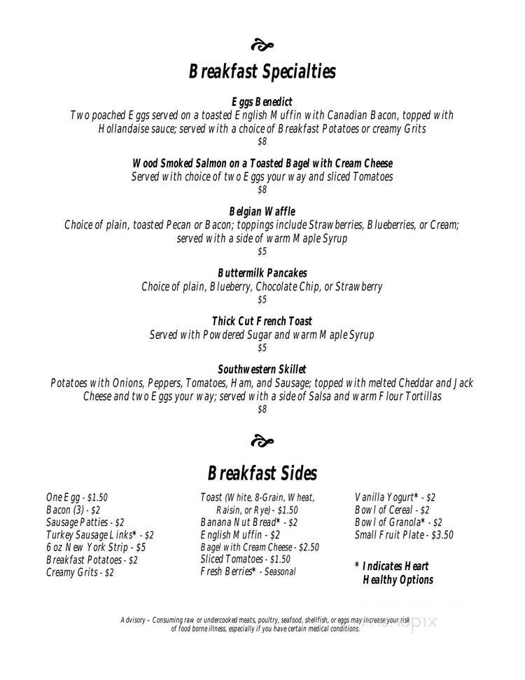1818 Club - Duluth, GA menu_pic
