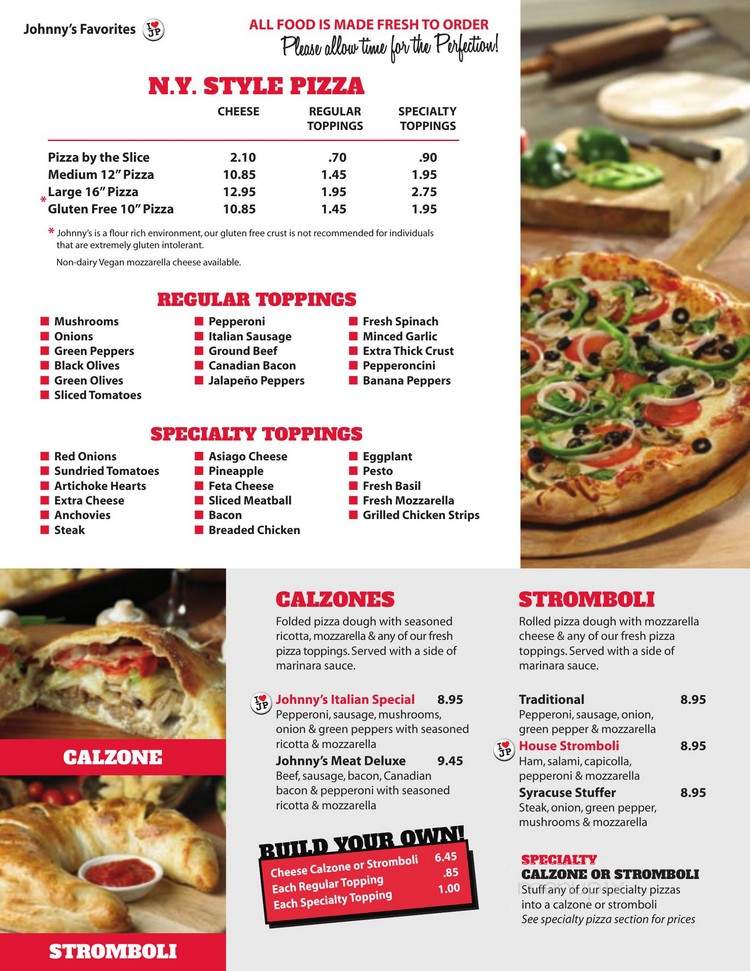 Johnnys New York Style Pizza Rockmart - Rockmart, GA menu_pic