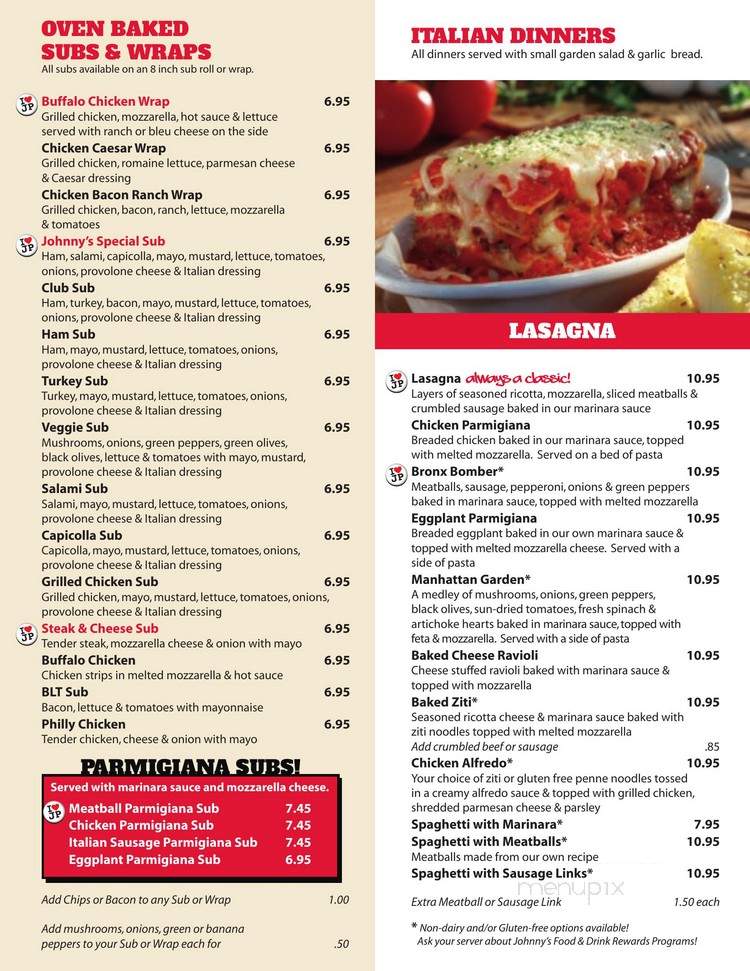 Johnnys New York Style Pizza Rockmart - Rockmart, GA menu_pic