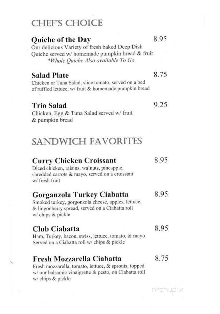 Florida Porch Cafe - Leesburg, FL menu_pic