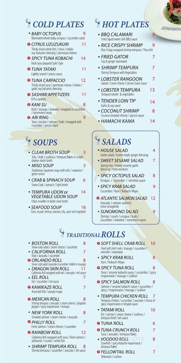 Ari Sushi - Celebration, FL menu_pic