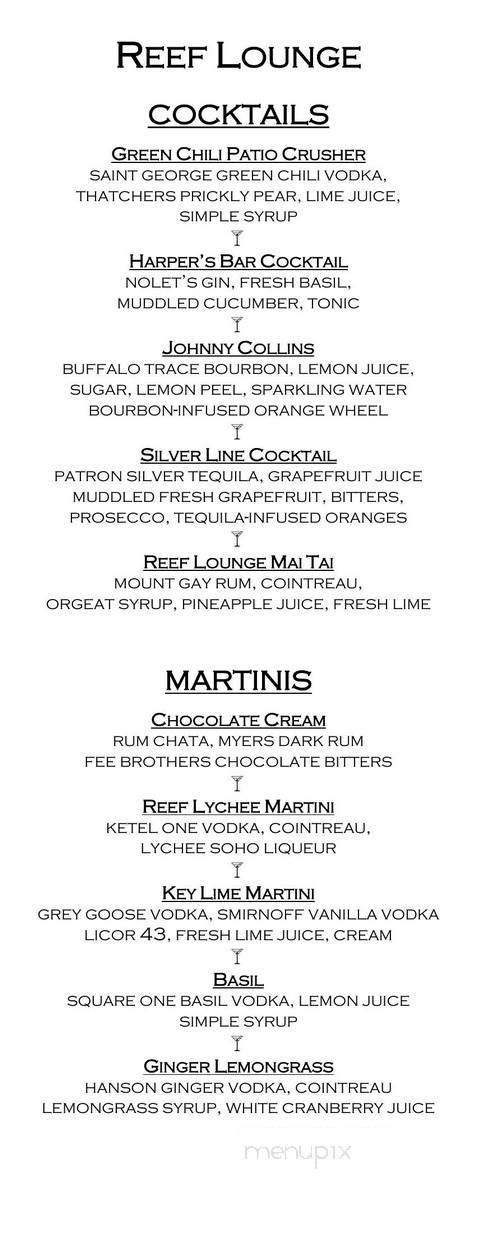Gianni Ristorante - Key Largo, FL menu_pic