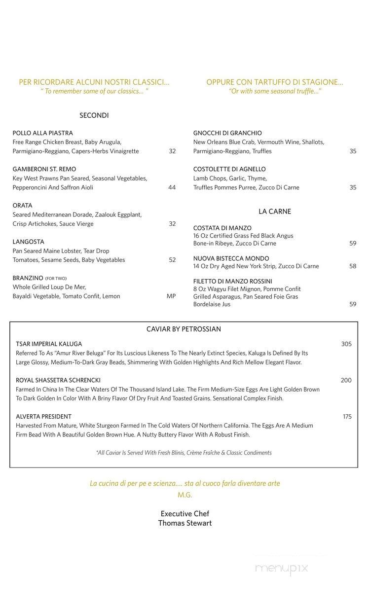 Casa Casuarina - Miami Beach, FL menu_pic