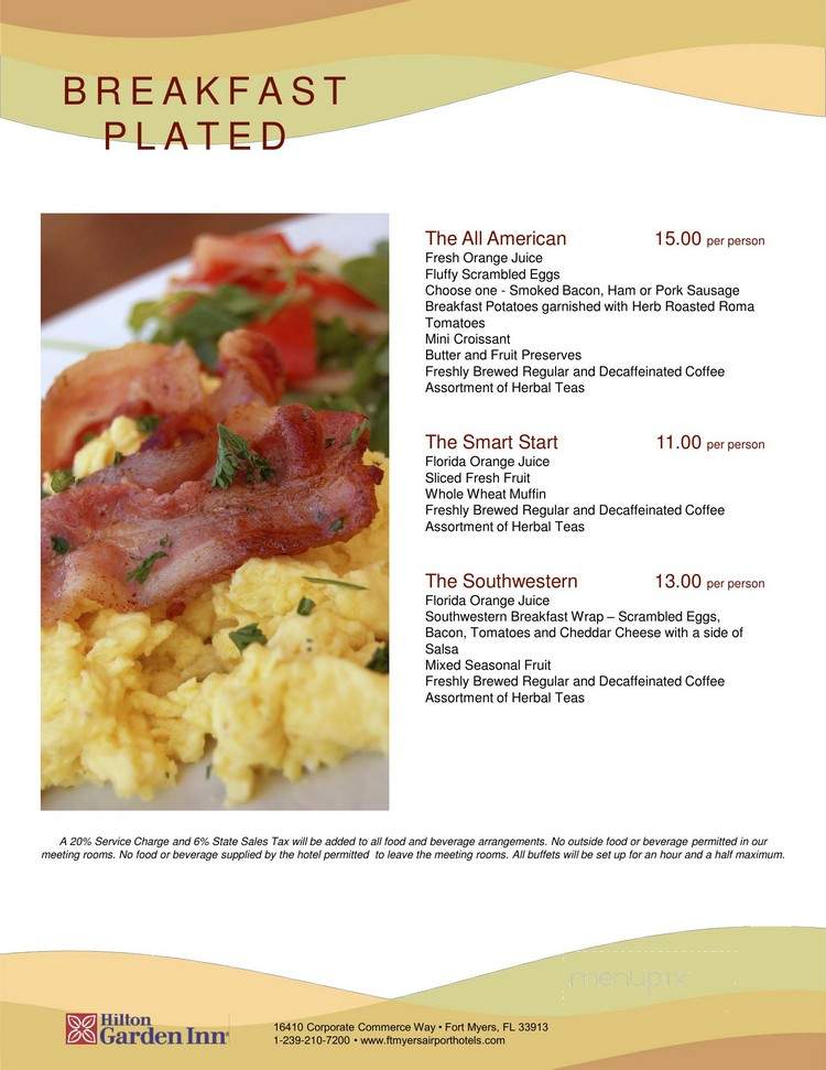 The Great American Grill - Fort Myers, FL menu_pic