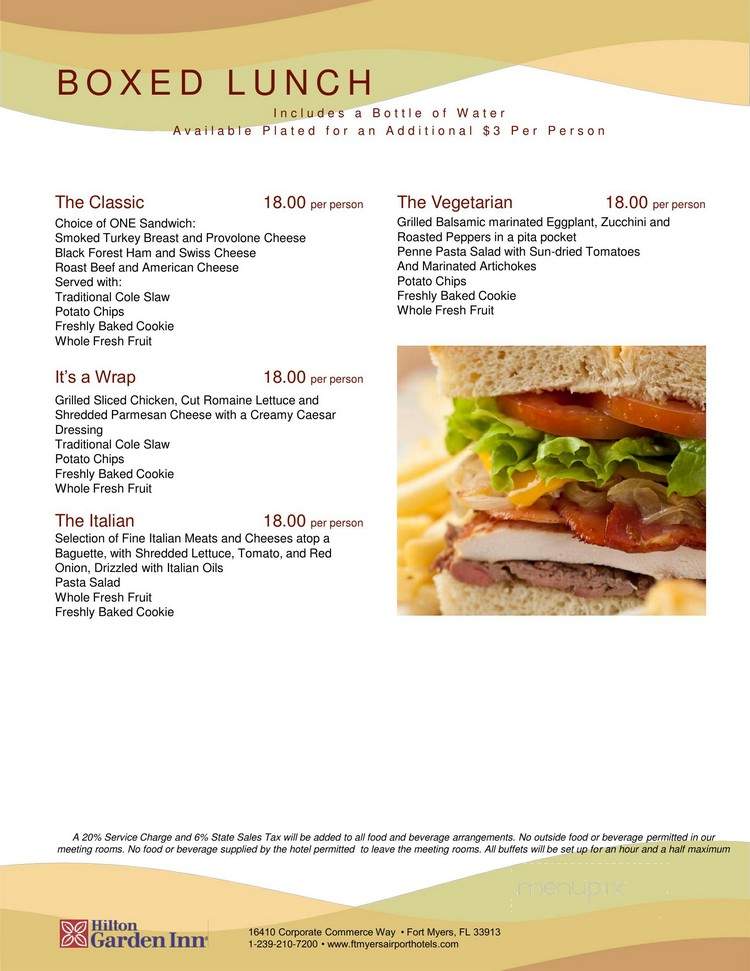 The Great American Grill - Fort Myers, FL menu_pic